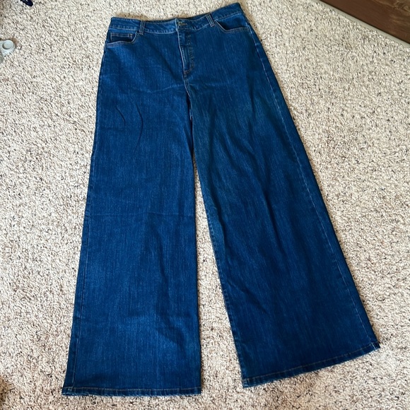Modcloth Denim - ModCloth Wide Leg Jeans size 14